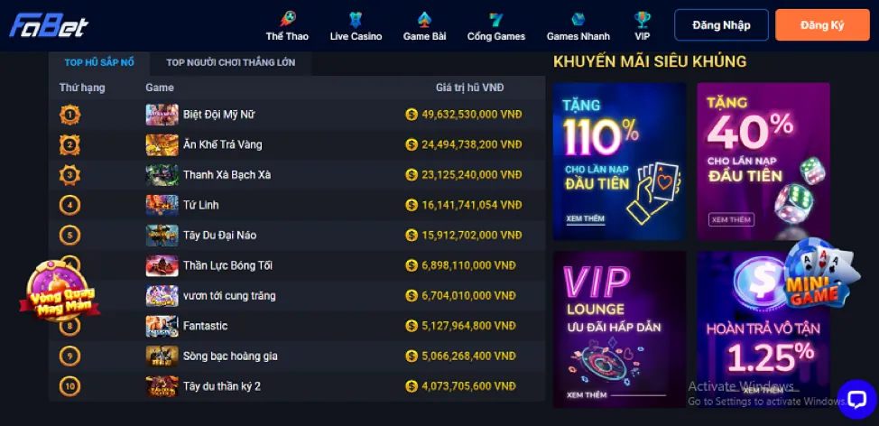 Hướng dẫn nạp tiền 888vip